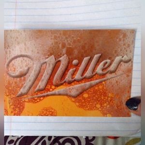 Miller beer postcards